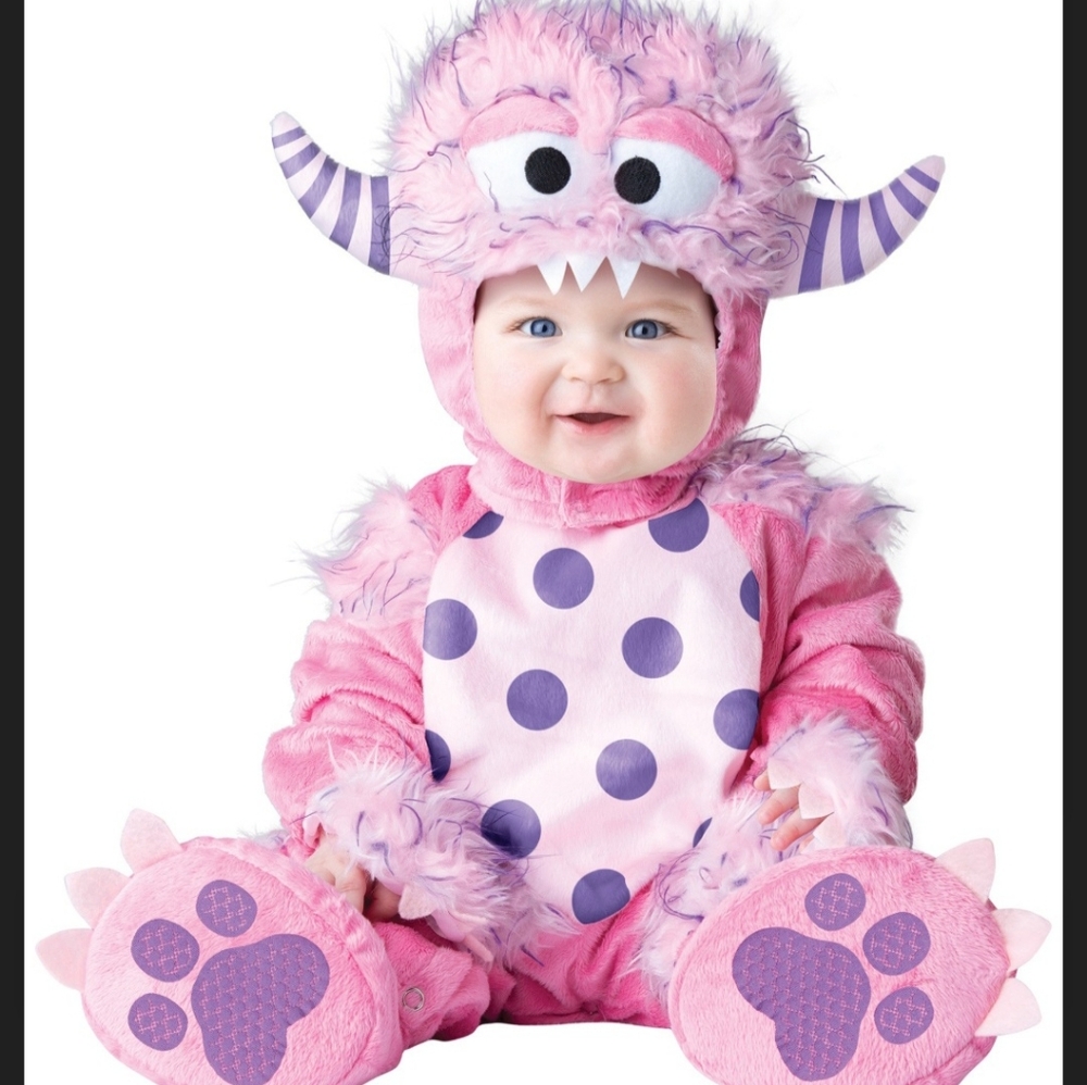 Lil' Pink Monster Costume Toddler